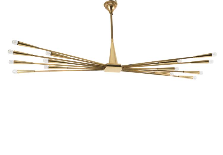 Hauptbild zu Objekt, Ceiling light, c1955, Oscar Torlasco, Lumi, Rom, 133B 375