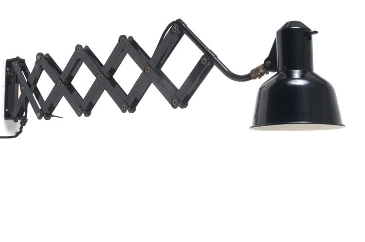 Hauptbild zu Objekt, 'Scissor lamp', 1930s, SIS, Schweinfurt, 133A 21