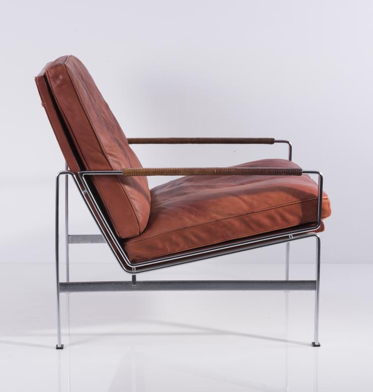 Bild 6 zu Objekt, Two 'FK 6720' easy chairs, 1965, J&oslash;rgen Kastholm, Kill International, Fellbach, 133B 478