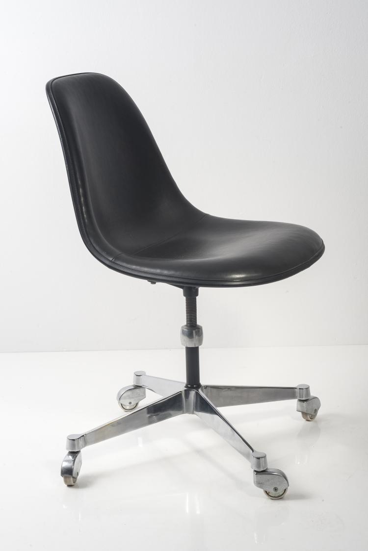 Bild 3 zu Objekt, 'Plastic Side Chair' on wheels, 1950-53, Miller, Herman, Zeeland, 133B 300