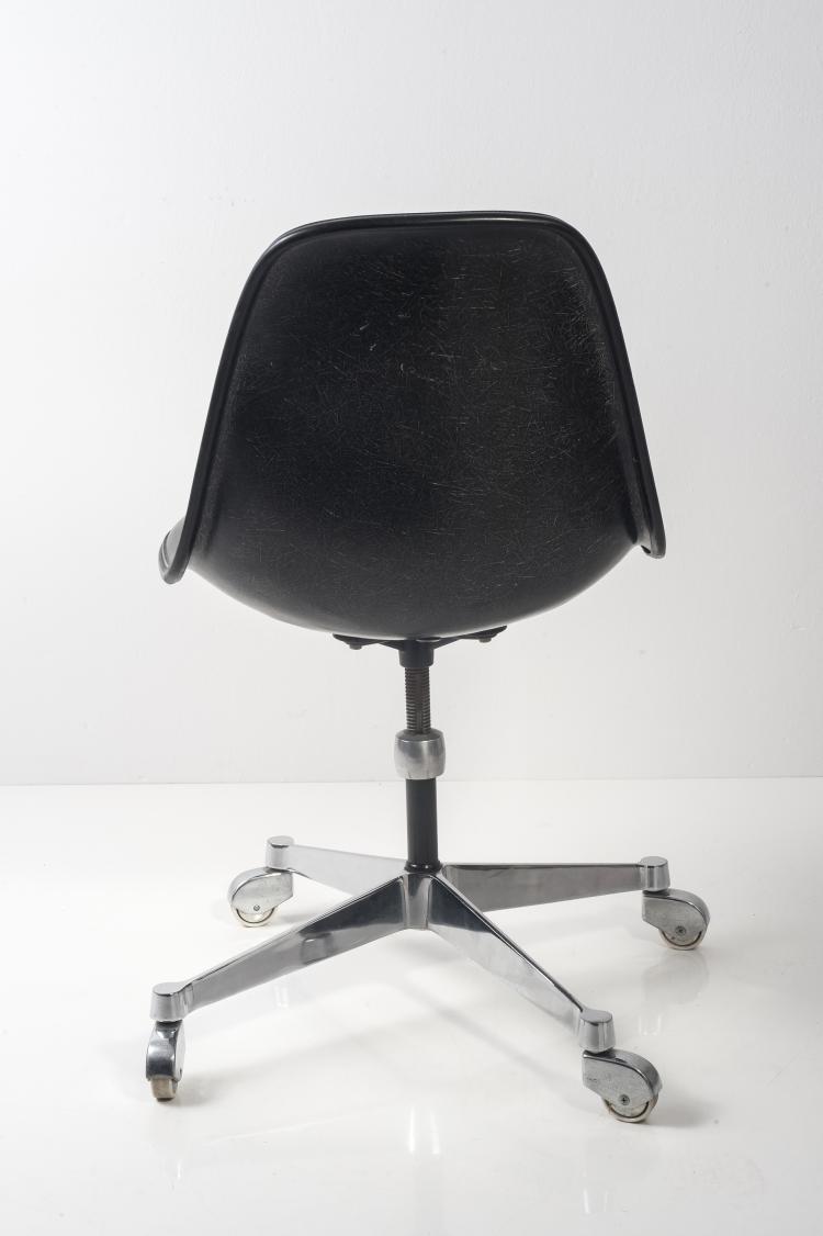Bild 4 zu Objekt, 'Plastic Side Chair' on wheels, 1950-53, Miller, Herman, Zeeland, 133B 300