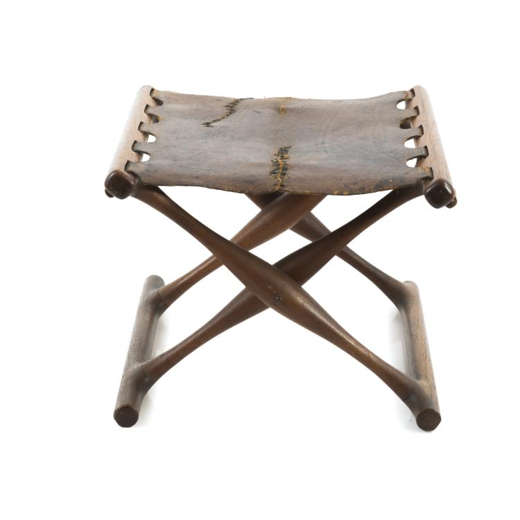 Hauptbild zu Objekt, 'Guldh&oslash;j' stool, 1956, Poul Hundevad, Hundevad, Poul, Vamdrup, 133B 396