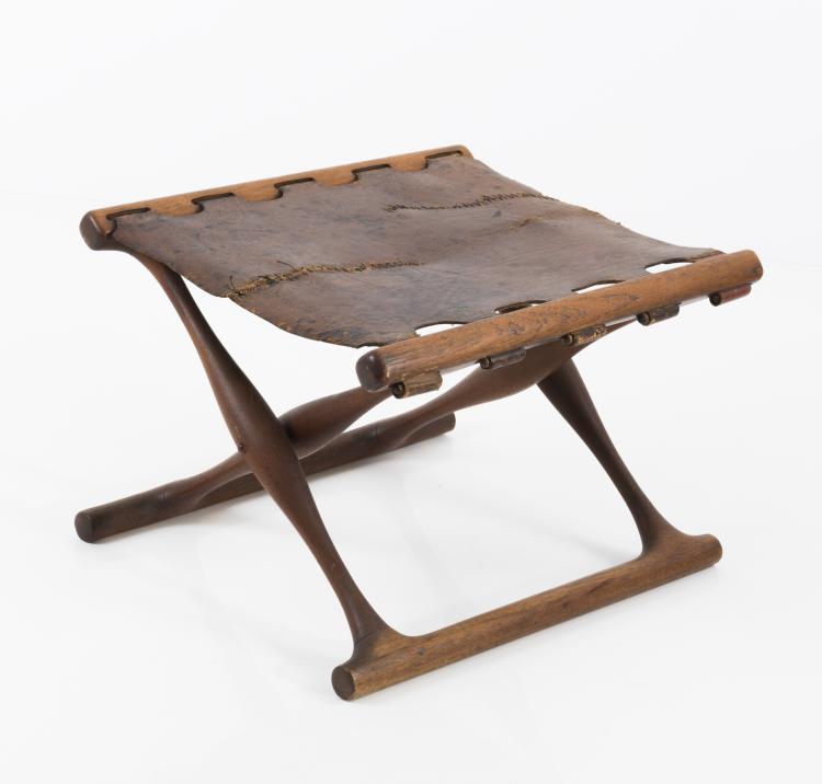Bild 1 zu Objekt, 'Guldh&oslash;j' stool, 1956, Poul Hundevad, Hundevad, Poul, Vamdrup, 133B 396