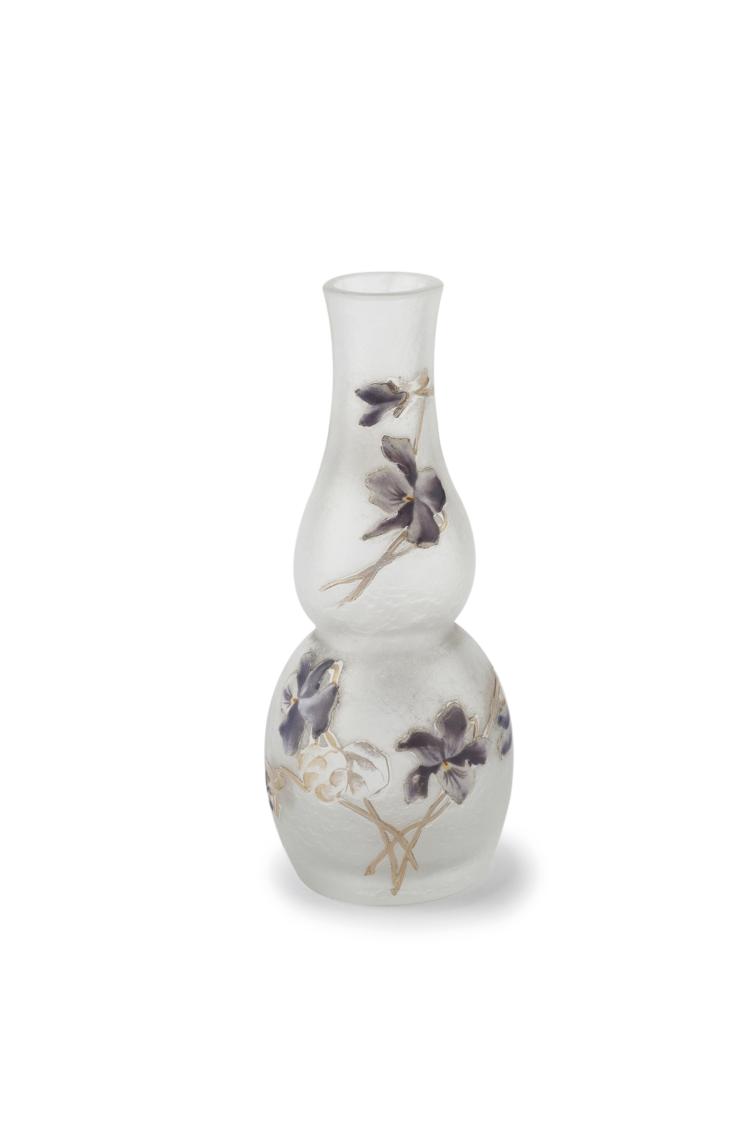Hauptbild zu Objekt, 'Violettes' vase, 1885-95, Daum Fr&egrave;res, Nancy, 132B 210