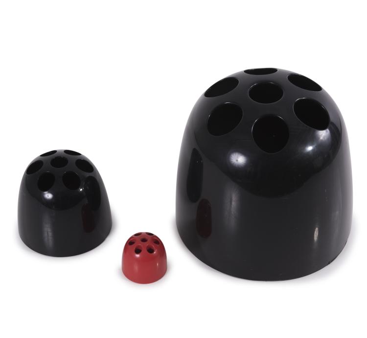 Hauptbild zu Objekt, 'Dedalo' umbrella stand and containers 'Dedalotto' and 'Dedalino', 1970, Emma Schweinberger-Gismondi, Artemide, Mailand, 133B 437