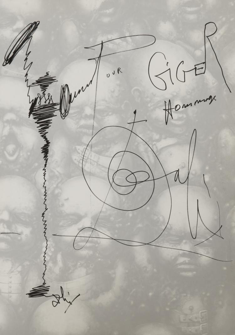 Bild 1 zu Objekt, 'Necronomicon I und II', 1977 (Erstausgabe), H. R. Giger, Sphinx Verlag Basel, 132A 80