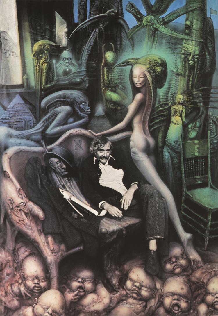 Bild 2 zu Objekt, 'Necronomicon I und II', 1977 (Erstausgabe), H. R. Giger, Sphinx Verlag Basel, 132A 80