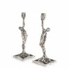 Pair of figurative candlesticks, 1920s