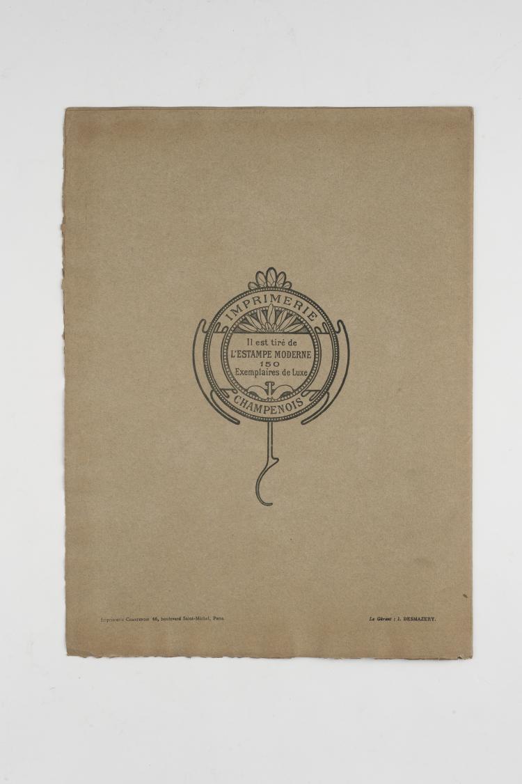 Bild 2 zu Objekt, 'L'Estampe moderne', 1899, Alphonse Mucha, Champenois, F., Paris, 132B 958