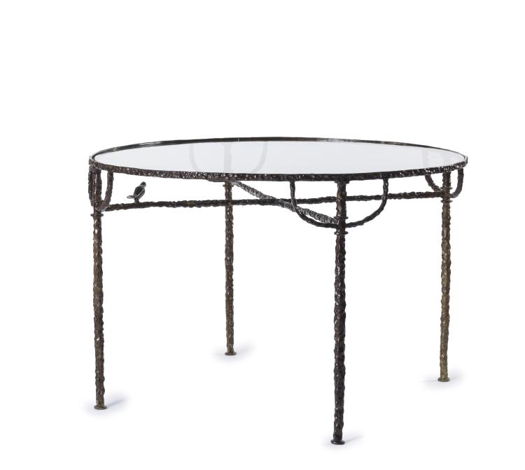 Hauptbild zu Objekt, Dining table with bird, 1960/70s, Diego Giacometti, 134B 436