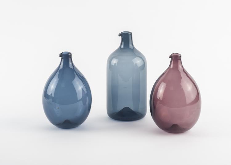 Bild 1 zu Objekt, Three 'i' vases, c1956, Timo Sarpaneva, Iittala, Kalvola, 133B 283