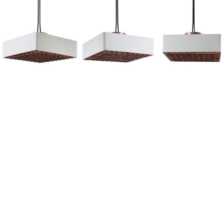 Hauptbild zu Objekt, Three ceiling light, 1950s, Paavo Tynell, Idman Oy, Helsinki (zugeschrieben), 133B 339