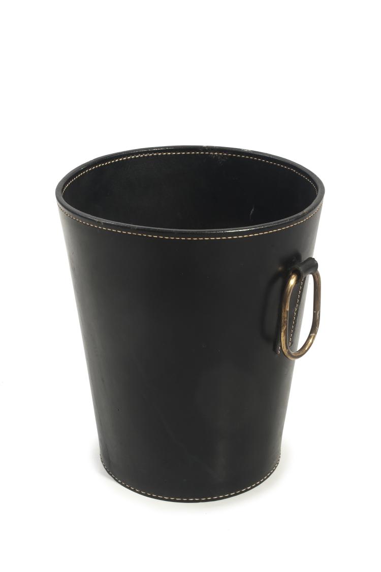 Hauptbild zu Objekt, Wastepaper basket, c1957, Carl Aub&ouml;ck, Artes, H. & H. Seefried, Steppach (zugeschrieben), 133B 432