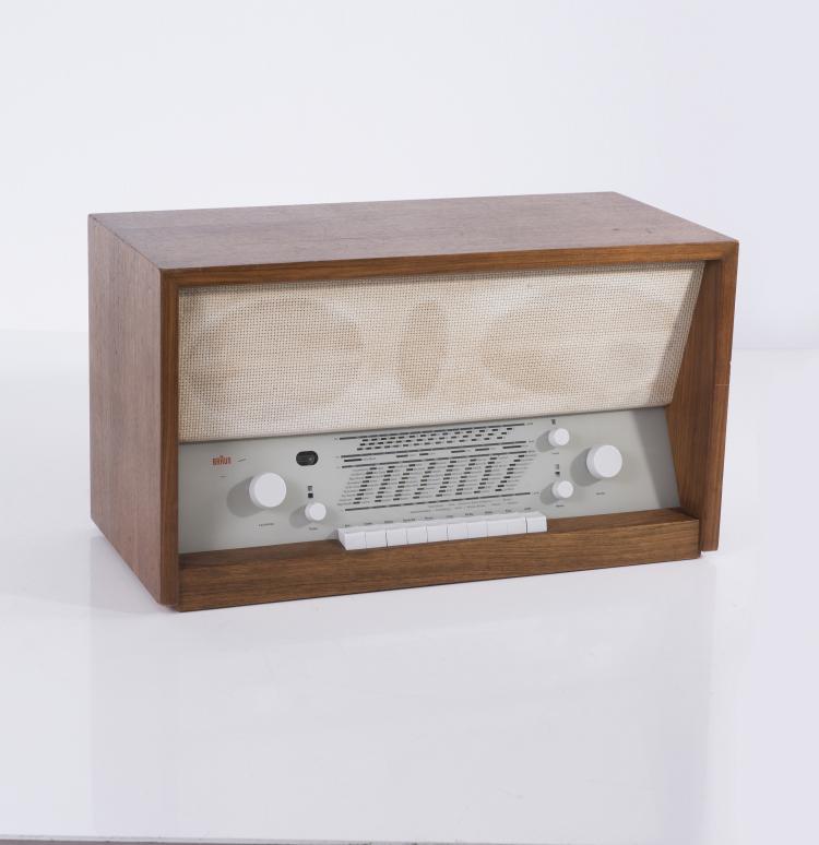 Hauptbild zu Objekt, Radio 'Stereo-Tischsuper RC8 TS 3', 1958, Herbert Hirche, Braun AG, Frankfurt am Main, 133A 111