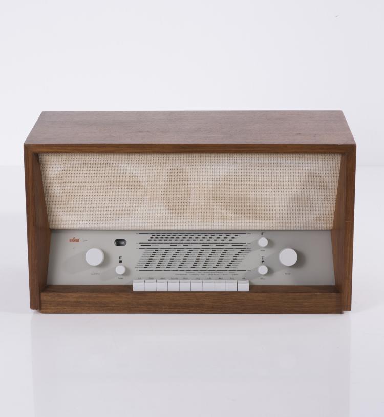 Bild 1 zu Objekt, Radio 'Stereo-Tischsuper RC8 TS 3', 1958, Herbert Hirche, Braun AG, Frankfurt am Main, 133A 111