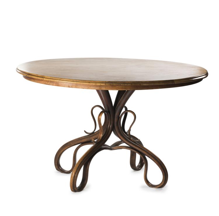 Hauptbild zu Objekt, Dining table, c1885, Kohn, Jakob & Josef, Wien (zugeschrieben), 133B 175