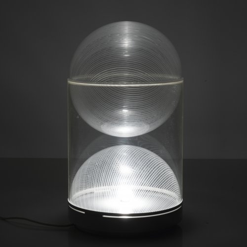 Tisch- / Bodenleuchte 'Globo Tissurato', 1966/67