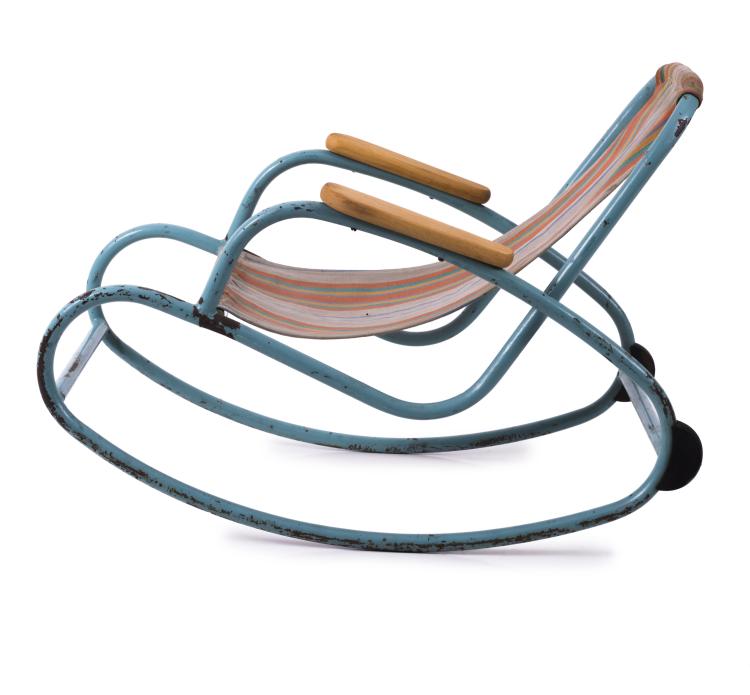 Hauptbild zu Objekt, Child's rocking chair, 1950s, Tschechien, 133B 326