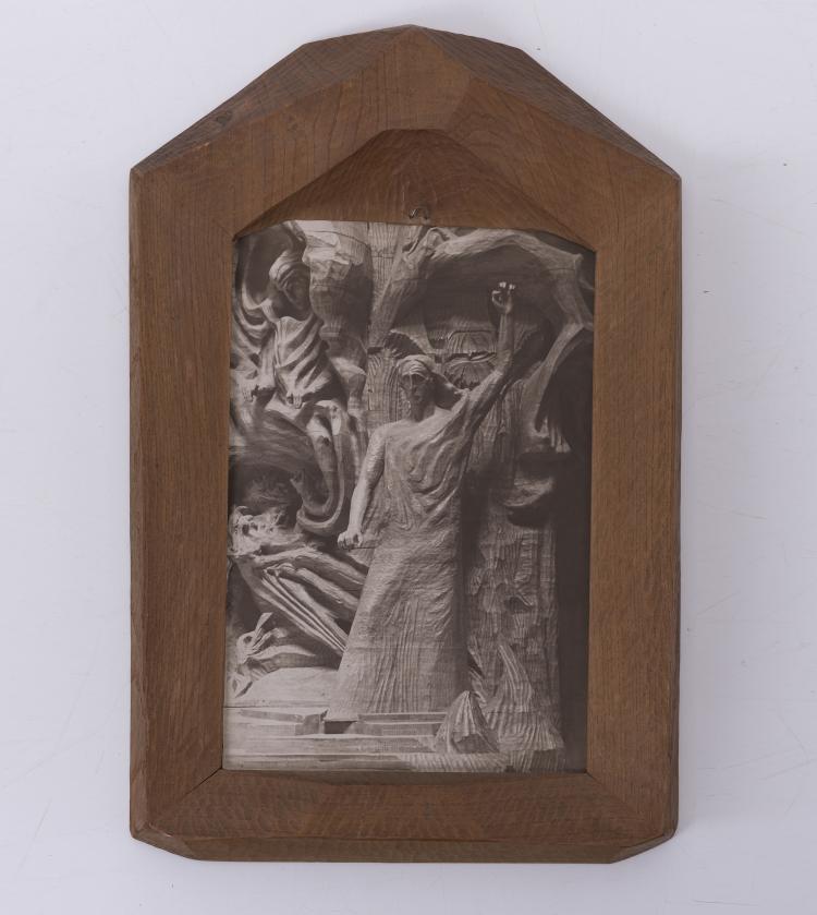 Hauptbild zu Objekt, Frame, c1930-50, Kunstschnitzwerkstatt, Dornach (zugeschrieben), 134B 501