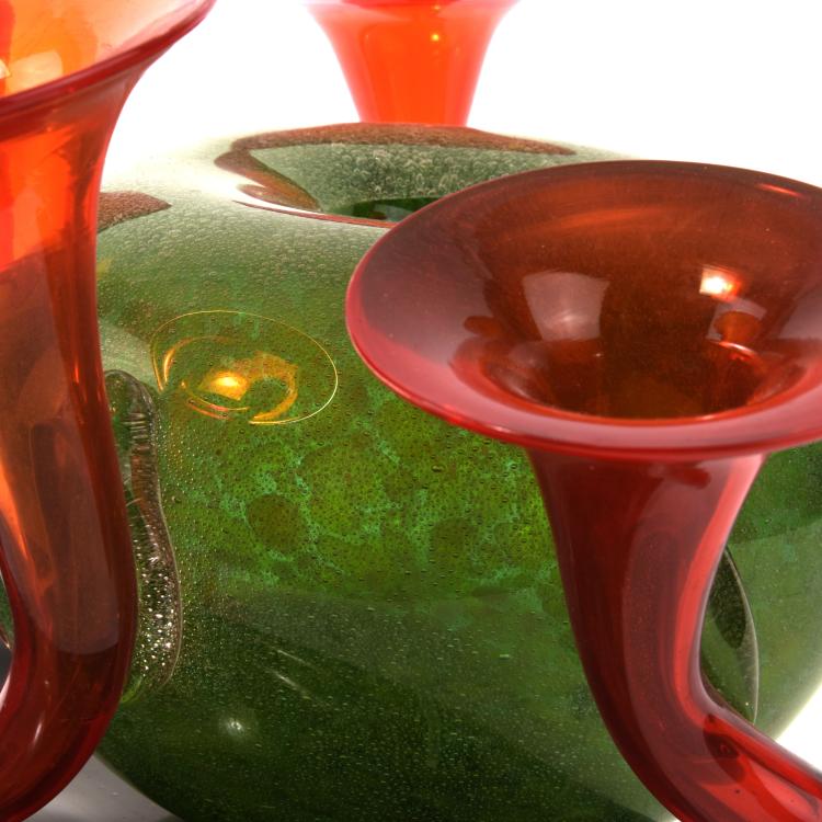 Bild 1 zu Objekt, Glasobjekt 'Hallimasch', um 1995, Herbert Jakob Weinand, Memphis Extra, Mailand, 133A 168