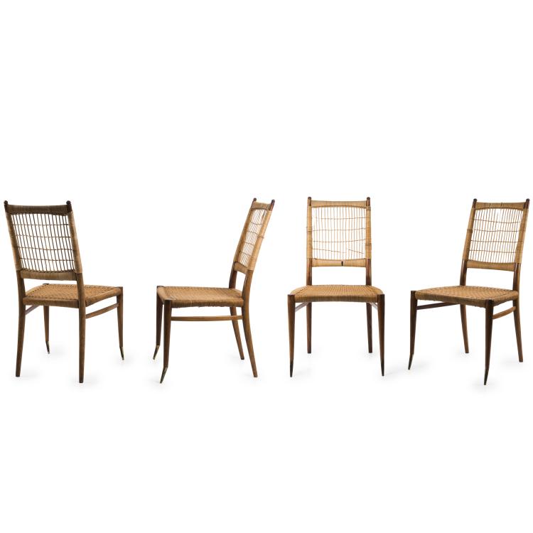 Hauptbild zu Objekt, Four chairs, c1950, Italien, 133B 309