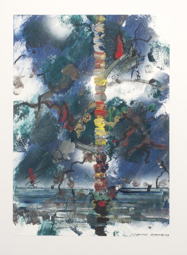 Hauptbild zu Objekt, 'Fischwald', 1993, Christian Ludwig Attersee, 132A 57