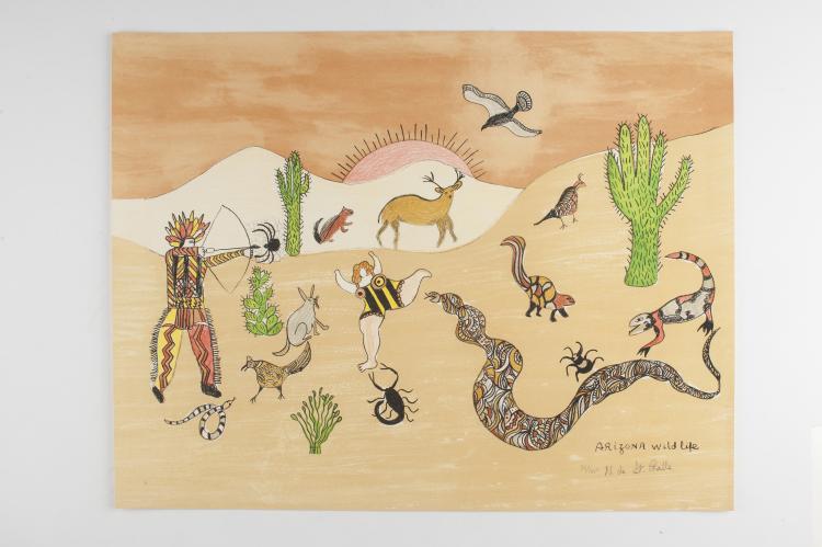 Hauptbild zu Objekt, 'Arizona Wild Life' und 'I dreamt I was in Arizona', 1978, 132A 76