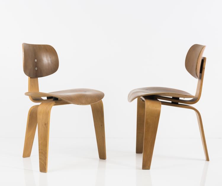 Bild 5 zu Objekt, Two 'SE 42' chairs, 1949/50, Egon Eiermann, Wilde & Spieth, Esslingen, 134B 300