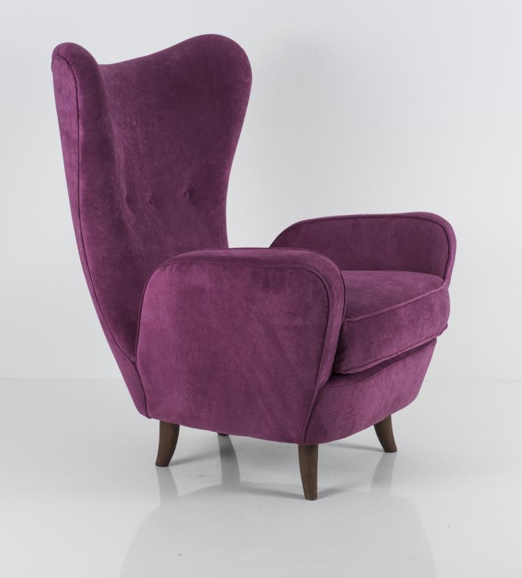 Bild 1 zu Objekt, Zwei Armlehnsessel, um 1955, Italien, 134A 75