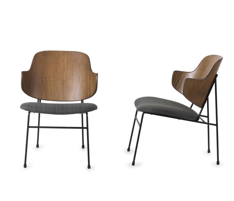 Hauptbild zu Objekt, Two armchairs, 1950s, Christensen & Larsen, D&auml;nemark, 134B 350