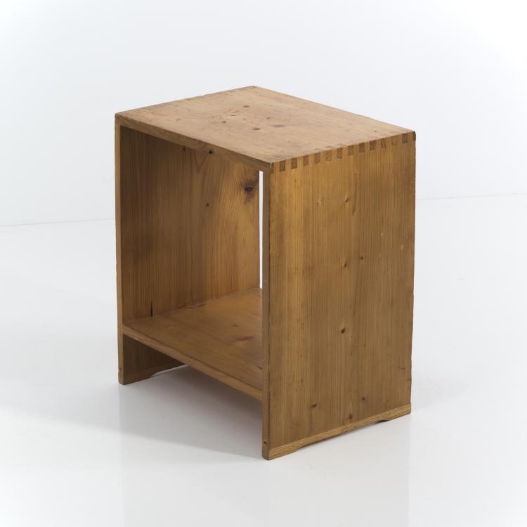 Bild 5 zu Objekt, Ulmer Hocker, Variante mit Fu&szlig;teil, um 1955, Max Bill, Hochschule f&uuml;r Gestaltung (HFG), Ulm, 133A 107