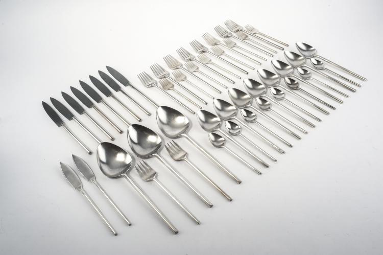 Hauptbild zu Objekt, '40' - 'Triangel' flatware, 1990s, Ljubisa Misic, Pott, Carl Hugo, Solingen, 133B 245