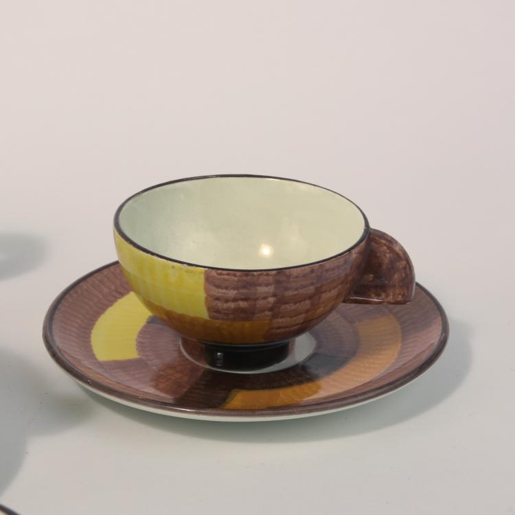 Bild 1 zu Objekt, Teaset, 1928, Schramberger Majolikafabrik, 133A 20