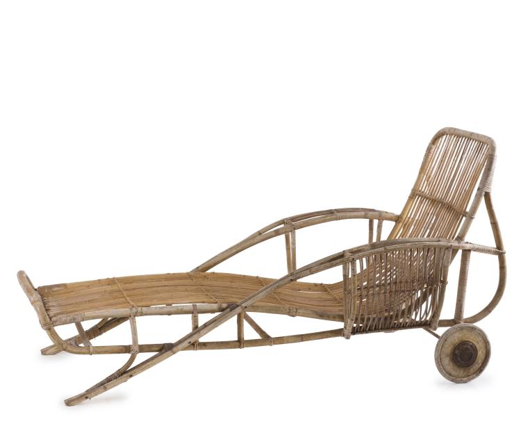 Hauptbild zu Objekt, Lawn chair, 1930s, &Ouml;rebro Korgm&ouml;belfabrik, &Ouml;rebro, 133B 207