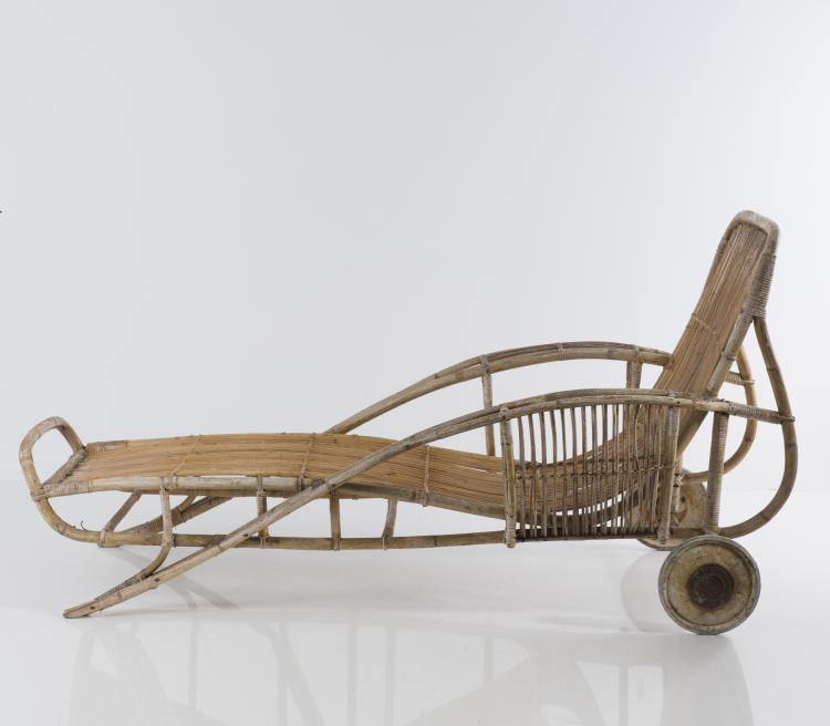 Bild 1 zu Objekt, Lawn chair, 1930s, &Ouml;rebro Korgm&ouml;belfabrik, &Ouml;rebro, 133B 207