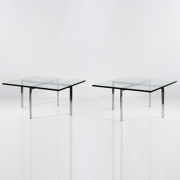 Hauptbild zu Objekt, Two 'Tugendhat' tables, 1929/30, Ludwig Mies van der Rohe, Knoll International, New York, 133A 13