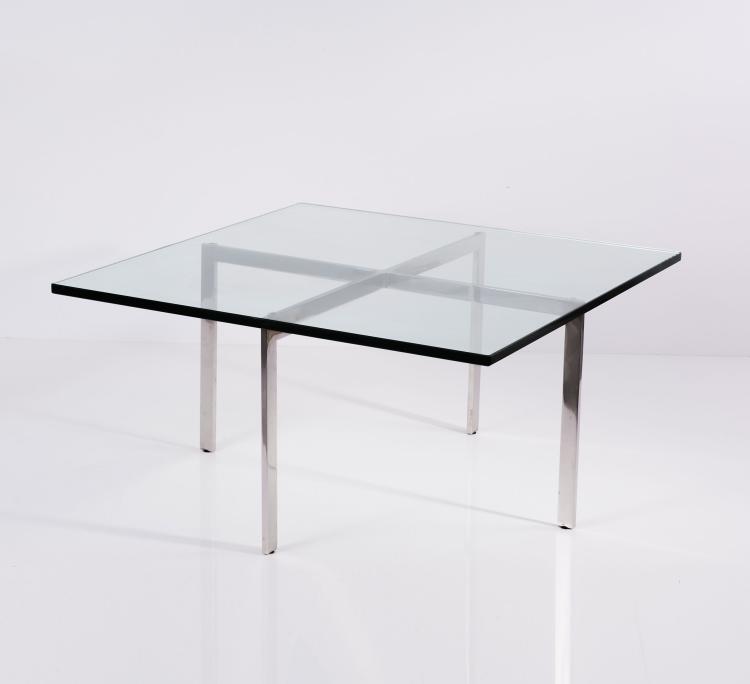 Bild 2 zu Objekt, Two 'Tugendhat' tables, 1929/30, Ludwig Mies van der Rohe, Knoll International, New York, 133A 13
