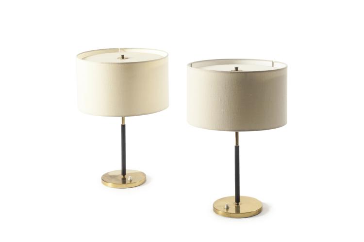 Hauptbild zu Objekt, Two table lights, c1952, Kalmar, J. T., Wien, 133B 357