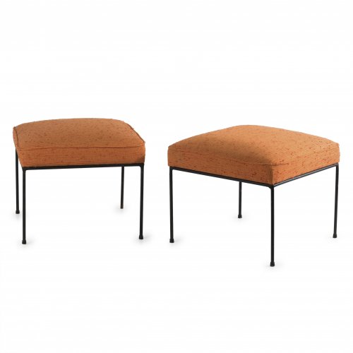 Two 'All Round Square' stools, 1952
