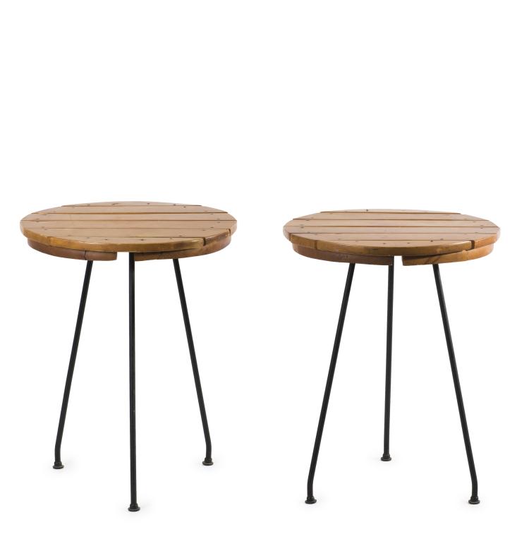 Hauptbild zu Objekt, Pair of side tables, 1950s, Arthur Umanoff, Raymor, New York, 133B 338