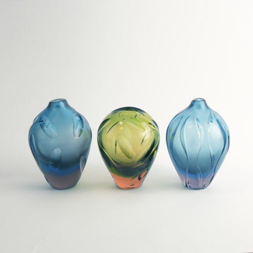 Three vases, 1950-70s
