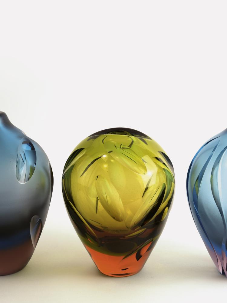 Bild 2 zu Objekt, Drei Vasen, 1950-70er Jahre , Erich Jachmann, WMF, Geislingen, 133A 102