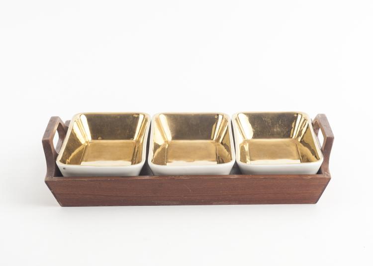 Bild 1 zu Objekt, Tray and three serving bowls, 1960s, Piero Fornasetti, Fornasetti, Mailand, 133B 590