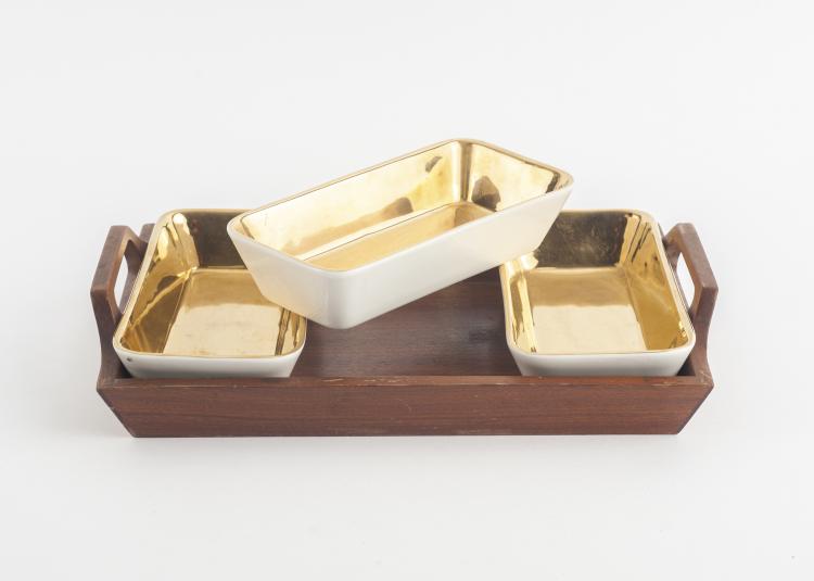 Bild 3 zu Objekt, Tray and three serving bowls, 1960s, Piero Fornasetti, Fornasetti, Mailand, 133B 590