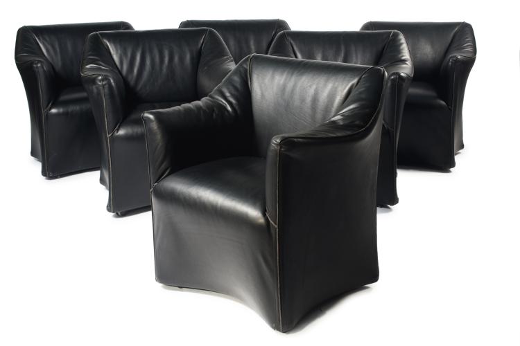 Hauptbild zu Objekt, Six 'Piccola Tentazione' armchairs, 1973, Mario Bellini, Cassina, Mailand, 134A 187