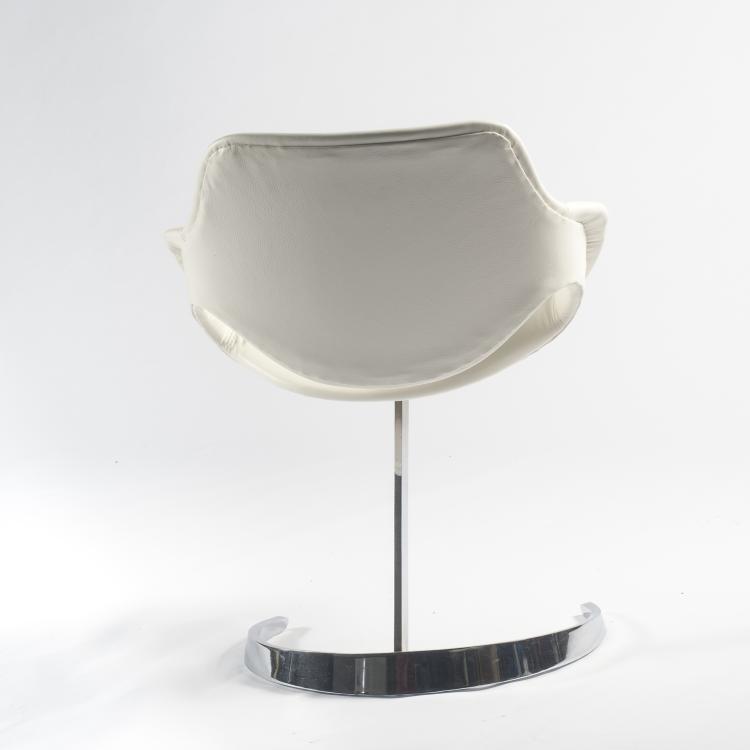 Bild 5 zu Objekt, Four 'Scimitar' chairs and a table, c1970, Boris Tabacoff, Mobilier Modulaire Moderne, Frankreich (zugeschrieben), 133B 527