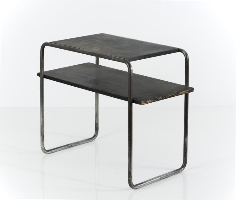 Hauptbild zu Objekt, 'B 12' side table, 1928, Marcel Breuer, Thonet, Frankenberg (zugeschrieben), 133A 6