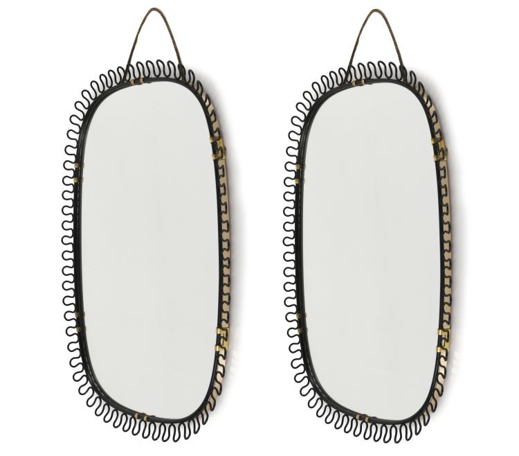 Hauptbild zu Objekt, Two mirrors, 1940/50s, Josef Frank, Svenskt Tenn, Stockholm (zugeschrieben), 133B 224
