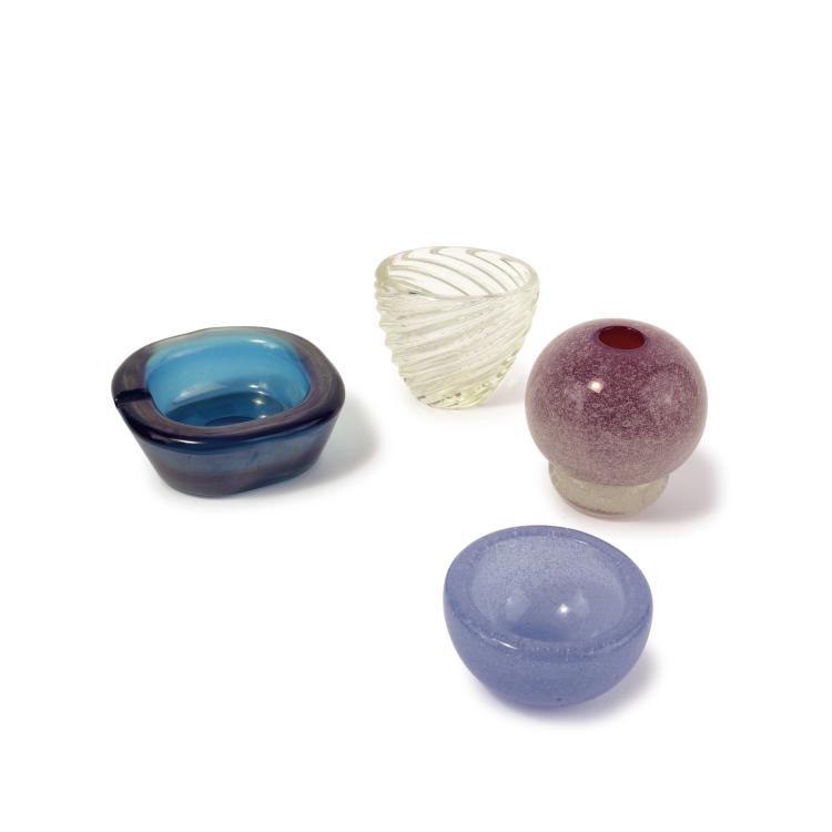 Hauptbild zu Objekt, Ashtray, bowl and two vases, c1935, Carlo Scarpa, Venini & C., Murano, 134C 559