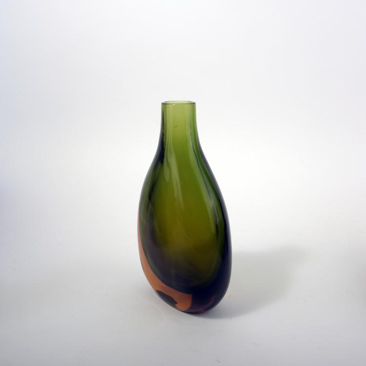 Bild 1 zu Objekt, 'Sommerso' vase, c1960, Flavio Poli, Seguso Vetri d'Arte, Murano, 134C 691